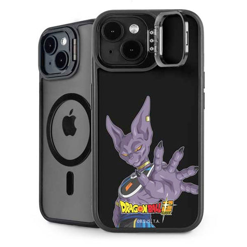 Dragon Ball Super Beerus Portrait iPhone 14 Kickstand Case